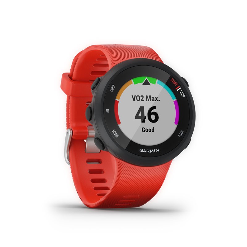 Garmin Forerunner 45 - Reloj GPS para Correr de Diseño Estilizado con  Amplias Funciones de Carrera, Planes de Entrenamiento, Medición de la  Frecuencia Cardiaca en la Muñeca, Rojo : Garmin: : Deportes