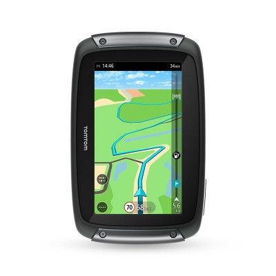 Navegación GPS de motocicleta impermeable de 4,3 para coche moto Bluetooth  navegador por satélite 8gb con mapa de la UE
