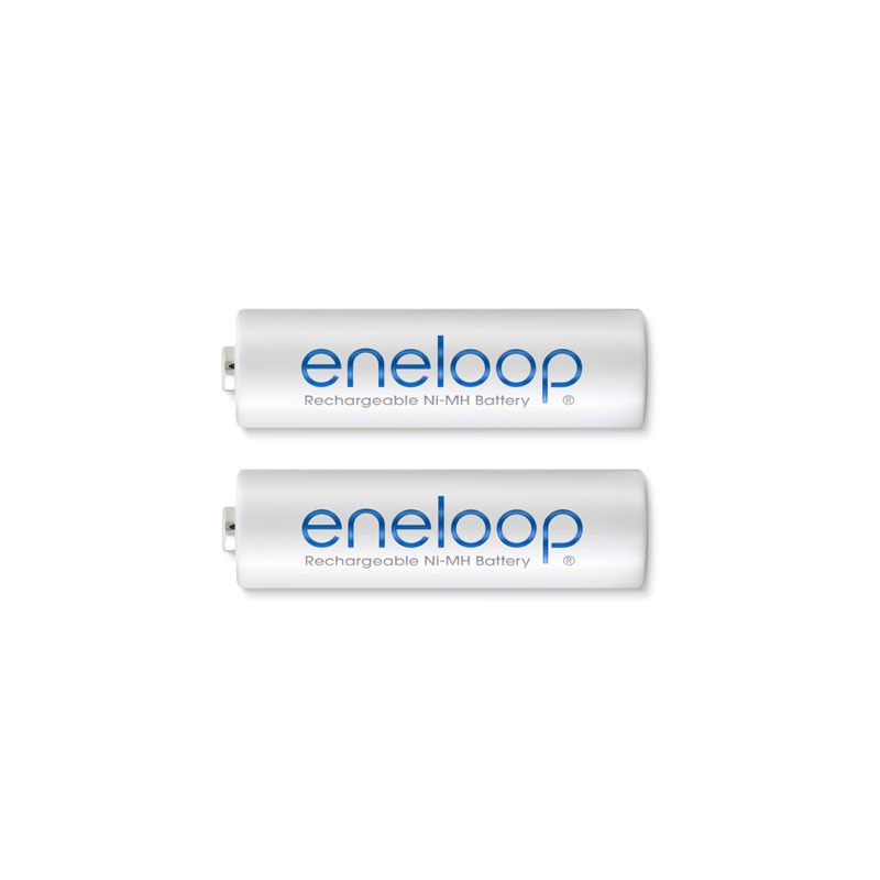 Pack de 2 pilas recargables AA (HR6) PANASONIC ENELOOP de 2000mAh