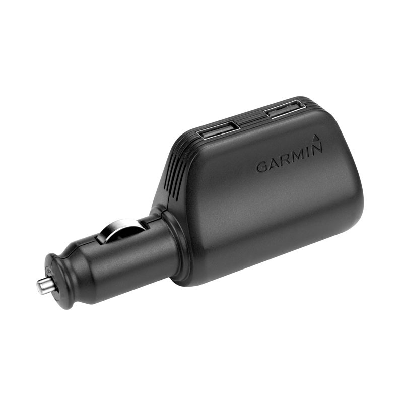 Multicargador rápido GARMIN con 2 USB y adaptador de 12V para coche