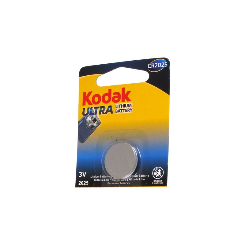 Pila de Litio KODAK CR2025 de 3V