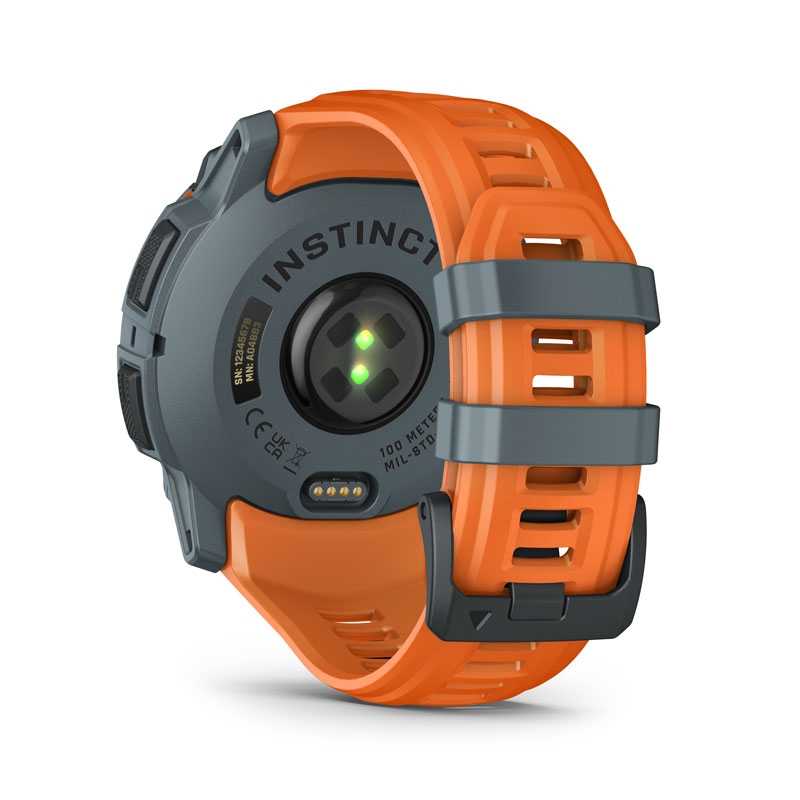 GARMIN Instinct 3 - 50mm SOLAR Gris con correa naranja