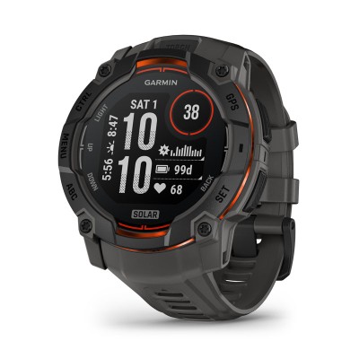 GARMIN Instinct 3 - 50mm SOLAR Negro con correa carbón