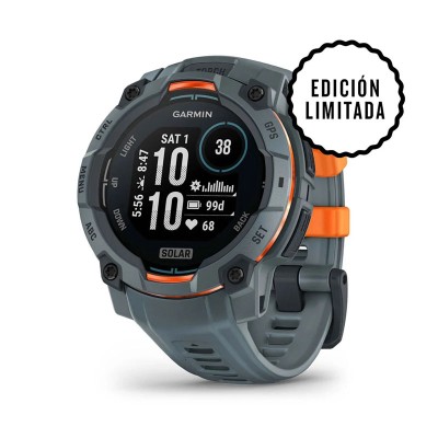 GARMIN Instinct 3 - 45mm SOLAR Gris con correa gris