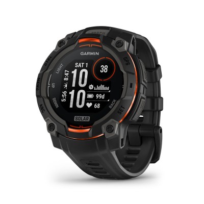 GARMIN Instinct 3 - 45mm SOLAR Negro con correa negra