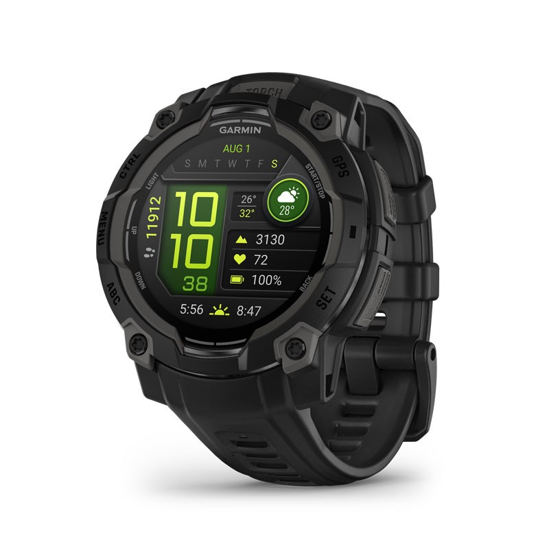 GARMIN Instinct 3 - 45mm AMOLED Negro con correa negra