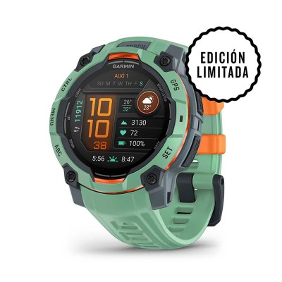 GARMIN Instinct 3 - 45mm AMOLED Negro con correa negra