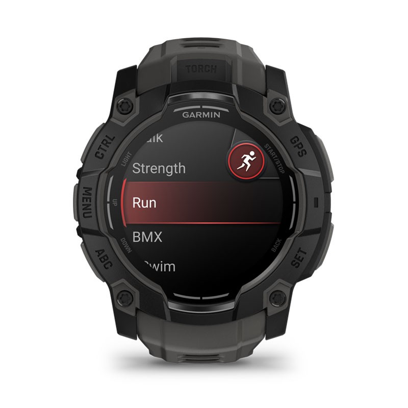 GARMIN Instinct 3 - 50mm AMOLED Negro con correa carbón