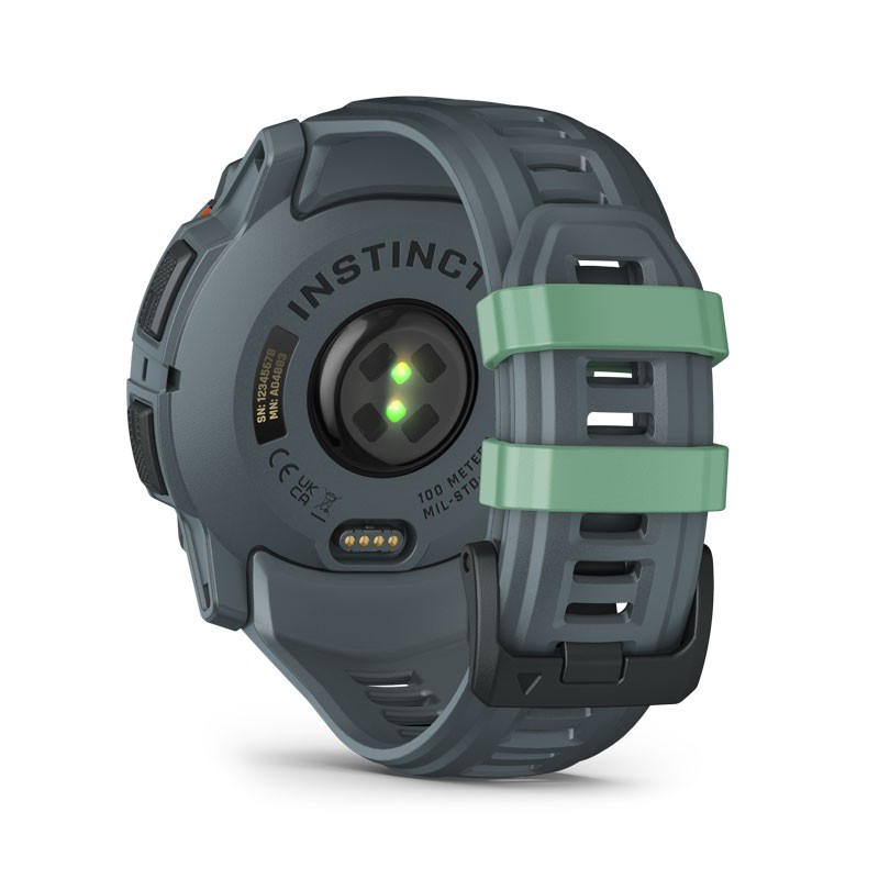 GARMIN Instinct 3 - 50mm AMOLED Verde con correa gris