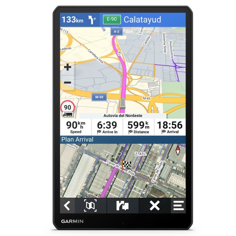 Navegador GARMIN Dezl LGV1020 EUROPA de 10" para camión/autocar, Bluetooth, Wi-Fi y Tráfico desde APP de Smartphone