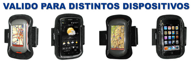 Brazalete deportivo pequeño ARKON para iPhone, GPS, Smartphone y otros